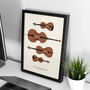 String Section Print | Violin Viola Cello Bass, thumbnail 2 of 8