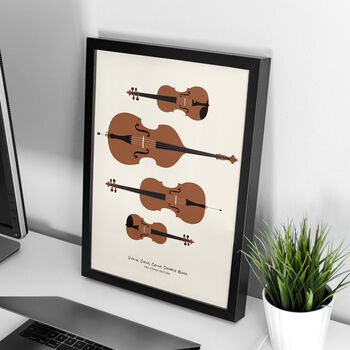 String Section Print | Violin Viola Cello Bass, 2 of 8