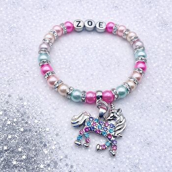 Personalised Unicorn Bracelet Gift, 2 of 12