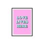 Love Lives Here Print, thumbnail 6 of 7