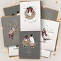 Pack Of Winter Wildlife Christmas Cards, thumbnail 1 of 5