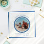 Personalised Fathers Day Scalloped Circle Photo Card, thumbnail 4 of 4