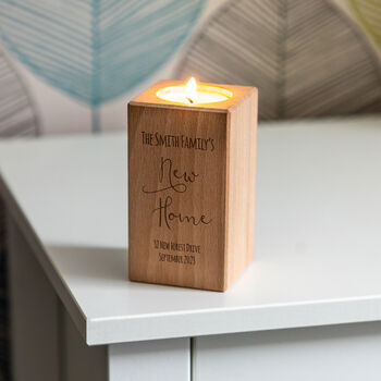 Personalised New Home Candle Holder Gift, 2 of 5