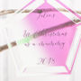 Personalised Iridescent Christmas Pentagon Bauble, thumbnail 2 of 2