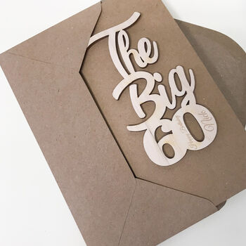 Personalised Big 60 Birthday Card, 8 of 9