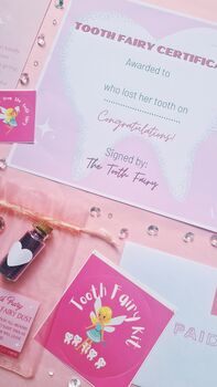 Tooth Fairy Gift Set And Letter, 5 of 5