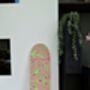 Psychedelic Swirl Clear Acrylic Skateboard Deck, thumbnail 4 of 5