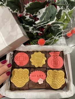 Personalised Lunar Chinese New Year Brownies, 4 of 10