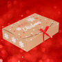 Kraft Christmas Snowflake Gift Boxes Two Pack, thumbnail 5 of 8