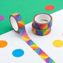 Colourful Rainbow Washi Tape Set, thumbnail 3 of 9