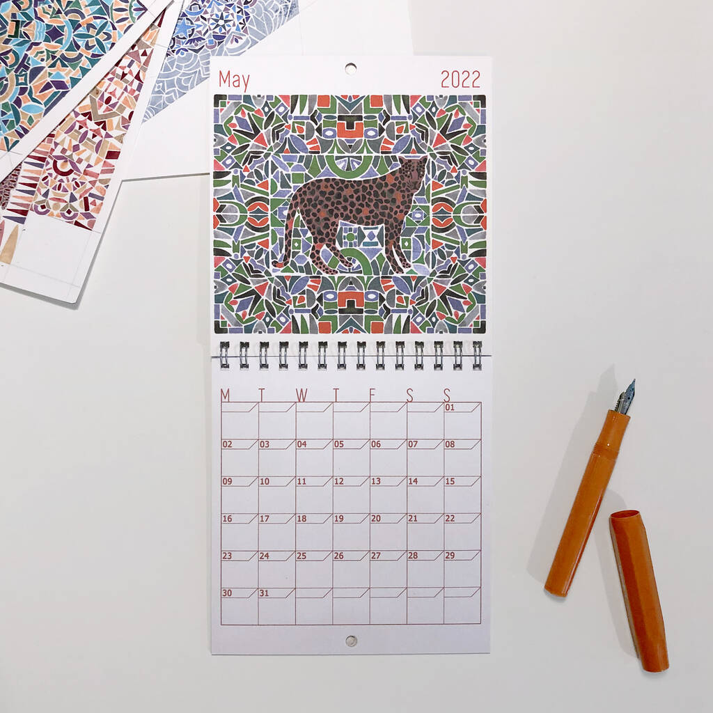 2022 Small Wall Calendar By Prism of Starlings