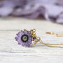 Amethyst, Gold And Diamond Chain Necklace, thumbnail 10 of 12