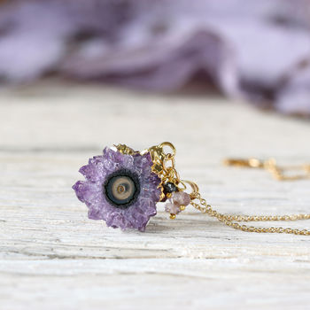 Amethyst, Gold And Diamond Chain Necklace, 10 of 12