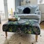 Coffee Table Footstool In Emma Shipley Silverback, thumbnail 1 of 4