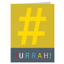 Mini Hashtag Hurrah Card, thumbnail 2 of 5