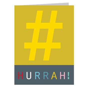 Mini Hashtag Hurrah Card, 2 of 5