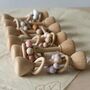 Wooden Baby Rattle, thumbnail 1 of 9