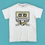 Old School Pirate Adult Men's T Shirt, thumbnail 4 of 7