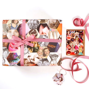 Glamour And Fashion Luxury Recycled Gift Wrapping Paper, 3 of 5