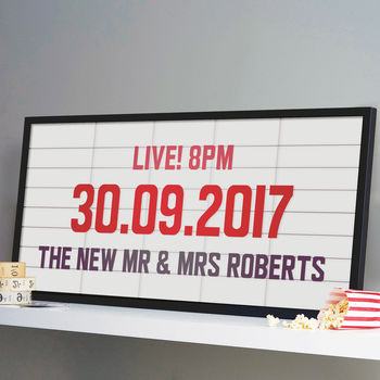 Personalised Cinema Marquee Sign Print, 4 of 9