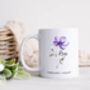 Ceramic Birth Flower Mug, thumbnail 5 of 12