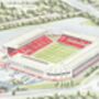 Stoke City Fc Bet 365 Stadium Art Print, thumbnail 2 of 3