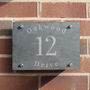 Personalised Slate House Number Sign New Home Gift, thumbnail 1 of 3