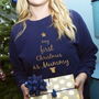 'First Christmas As Mummy' Christmas Jumper, thumbnail 5 of 9
