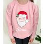 Smiley Santa Personalised Jumper, thumbnail 1 of 2