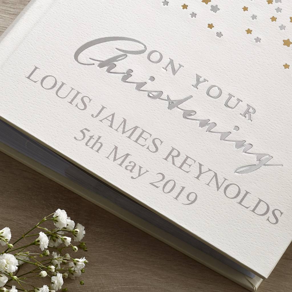 Personalised Christening Photo Album By My 1st Years
