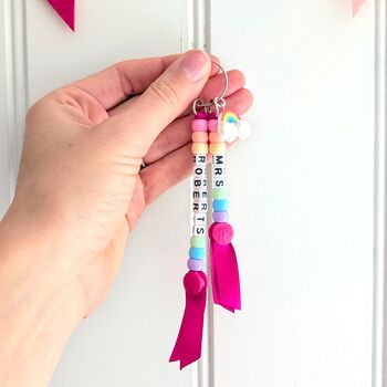 Personalised Teacher Keyring, 4 of 5