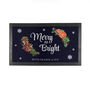 Personalised Floral Bar Mat, thumbnail 2 of 5