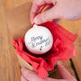 Merry And Married First Christmas Wedding Bauble, thumbnail 6 of 6