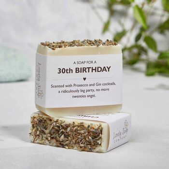 Personalised 30th Birthday Soap Gift, 3 of 5