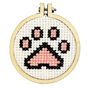Stay Pawsome! Mini Matchbox Cross Stitch Kit, thumbnail 5 of 12