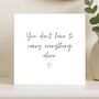 Emotional Support And Encouragement Card For Friend, thumbnail 6 of 8