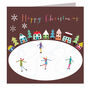 Ice Skaters Christmas Card, thumbnail 2 of 2