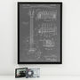 Anatomy Of The Guitar Patent Print, thumbnail 6 of 8