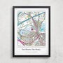 New Home Personalised Map Print, thumbnail 1 of 11