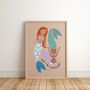 Let’s Be Mermaids Art Print, thumbnail 3 of 9