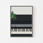 Electric Piano Keys Print | Instrument Music Poster, thumbnail 6 of 10