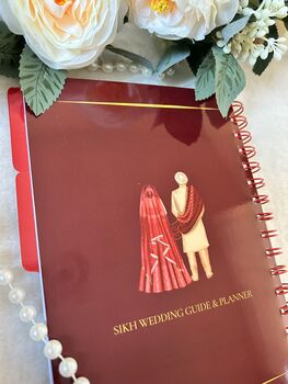 Red Sikh Wedding Guide And Planner, 8 of 9