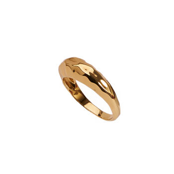 Chateau Dome Ring Gold Plated, 3 of 9