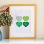 Personalised Heart Quotes Or Lyrics Print, thumbnail 2 of 7