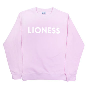 'Lioness' Unisex Sweatshirt Jumper, 9 of 11