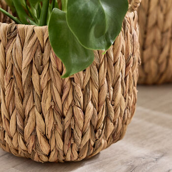 Set Of Two Water Hyacinth Planter Baskets, 5 of 6