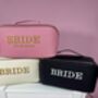 Personalised Bride Cosmetic Bag, thumbnail 4 of 7