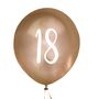 Five Gold Eighteenth Birthday Party 18 Balloons, thumbnail 2 of 2
