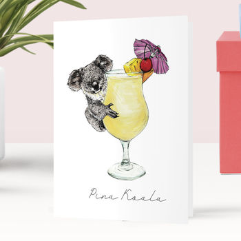 Pina Koala Greeting Card, 2 of 4