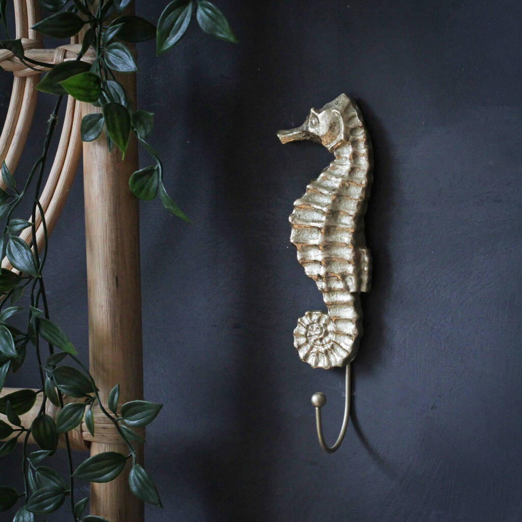Gold Seahorse Hook, 1 of 2